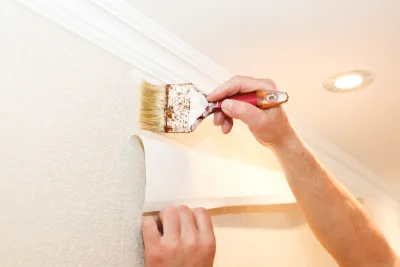 Pose de papier peint à Romeries — revêtements muraux et toiles de verre